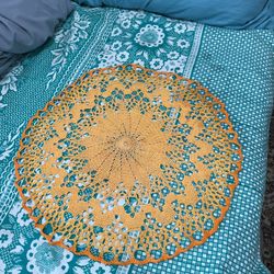 Two beautiful handmade crochet doilies $20 each