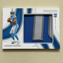 2023 Immaculate Hendon Hooker RPA /10 #RL-HH Lions 