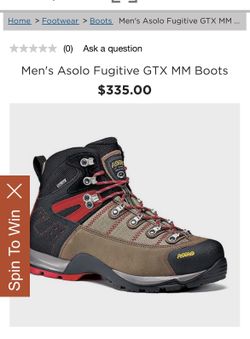Men's Asolo Fugitive GTX MM Boots 11.5