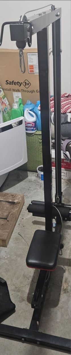Free pull-down gym machine