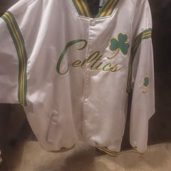 1996 Vintage Boston Celetics Warmup Jacket Polyester 2XL