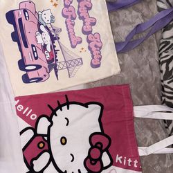 Hello kitty tote bags