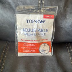 New Top Paw Extra Small XS Adjustable Mesh Muzzle Puppy Dog 