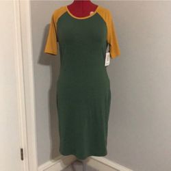 NWT LuLaRoe Julia Dress SZ L