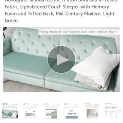 Memory Foam Futon
