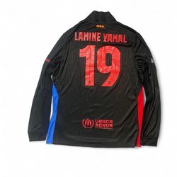 Lamine Yamal #19 24/25 Away player version jersey