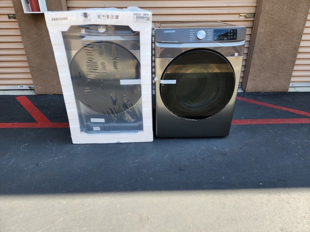 Samsung Front Load Washer And Electric Dryer