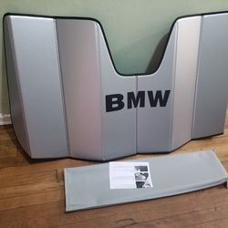 Bmw windshield sun protector and privacy in style