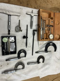 Vintage Micrometers and Test Dial Indicators 