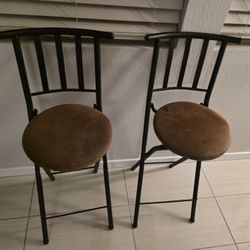 2 Bar Stools (2pk Set) Moving Sale  Soon Cheap Deal 