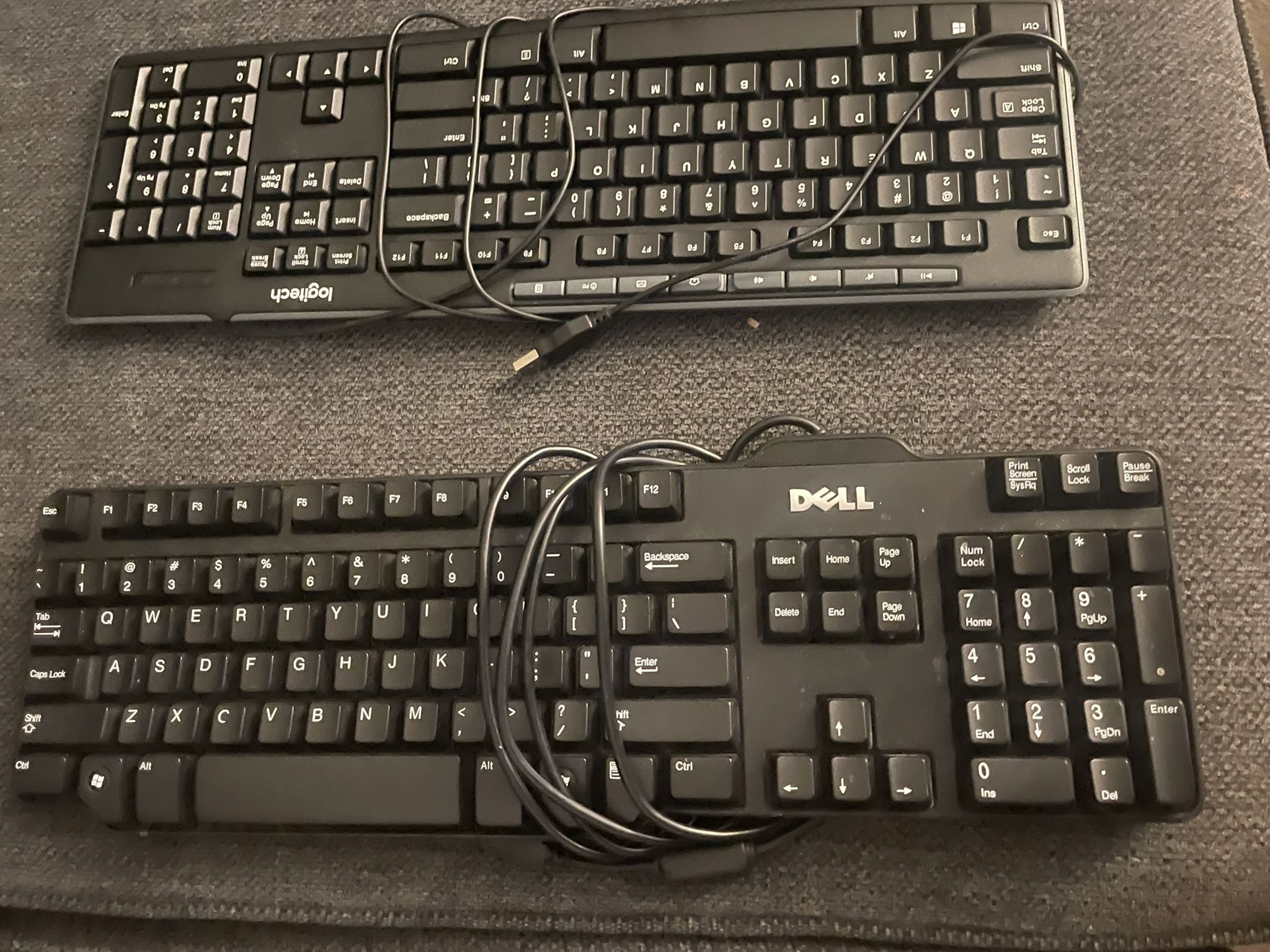 Office Keyboard Dell And Logitech
