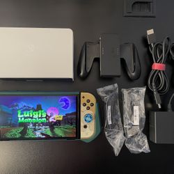 Nintendo Switch OLED with Chip Installed.