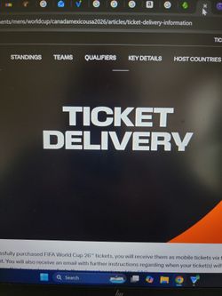 FIFA 2026 Match 37 Section 1 Tickets