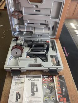 Roto Zip Rebel Spiral Saw Model REB01 Hard Case