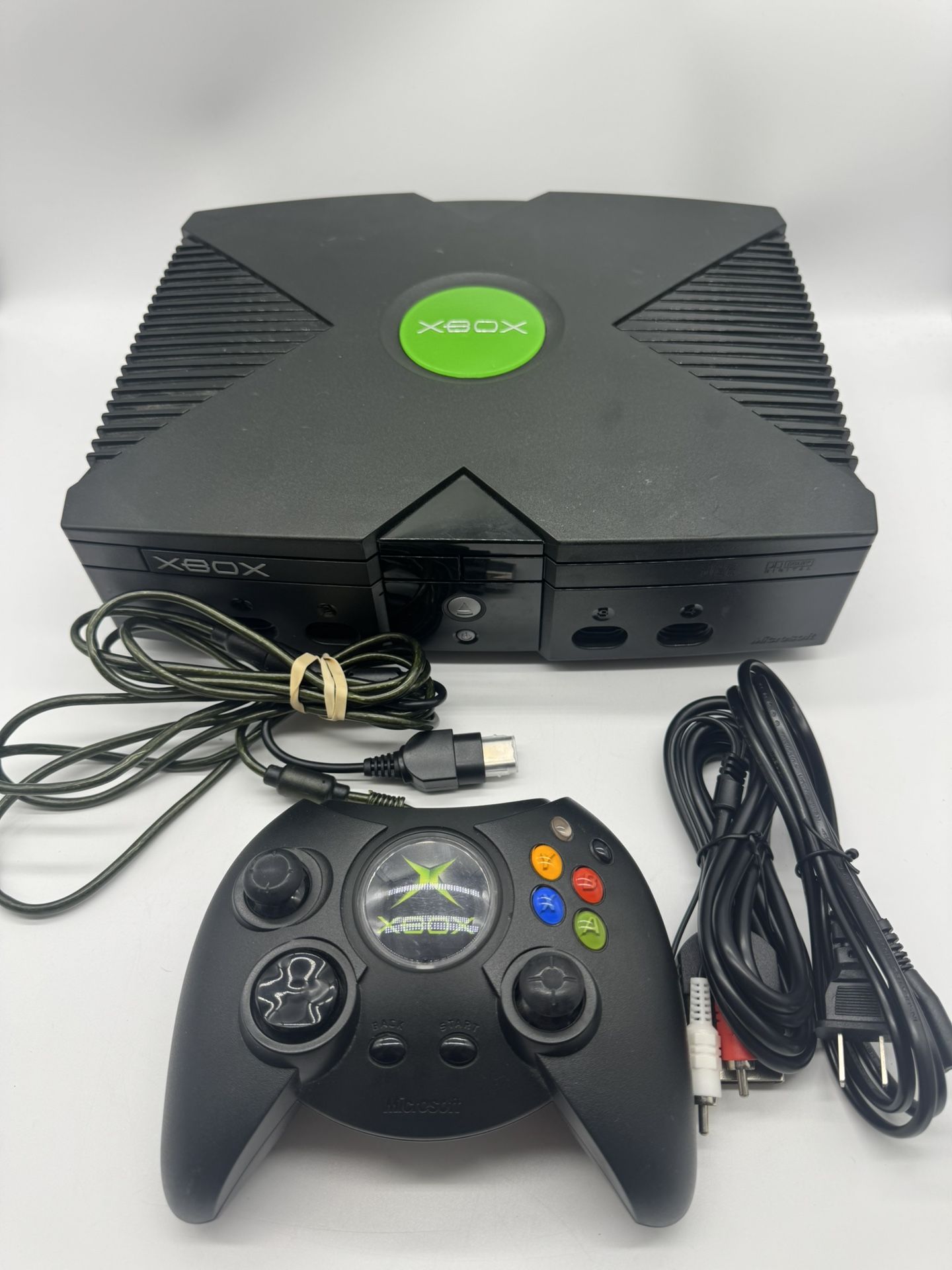 Microsoft Original OG XBox Console w/ OEM Controller Tested Works