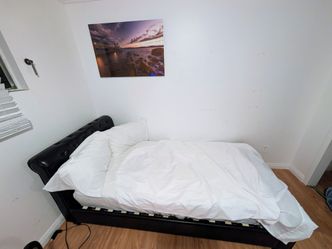 Twin size mattress and bed frame