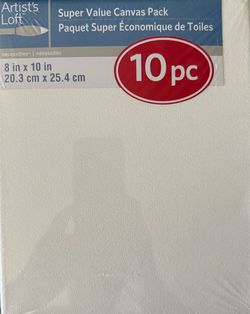 Canvas Pack 8x10