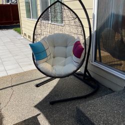 Outdoor Hanging Patio Egg Basket Chair