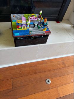Diy Wooden Lego box full of Legos