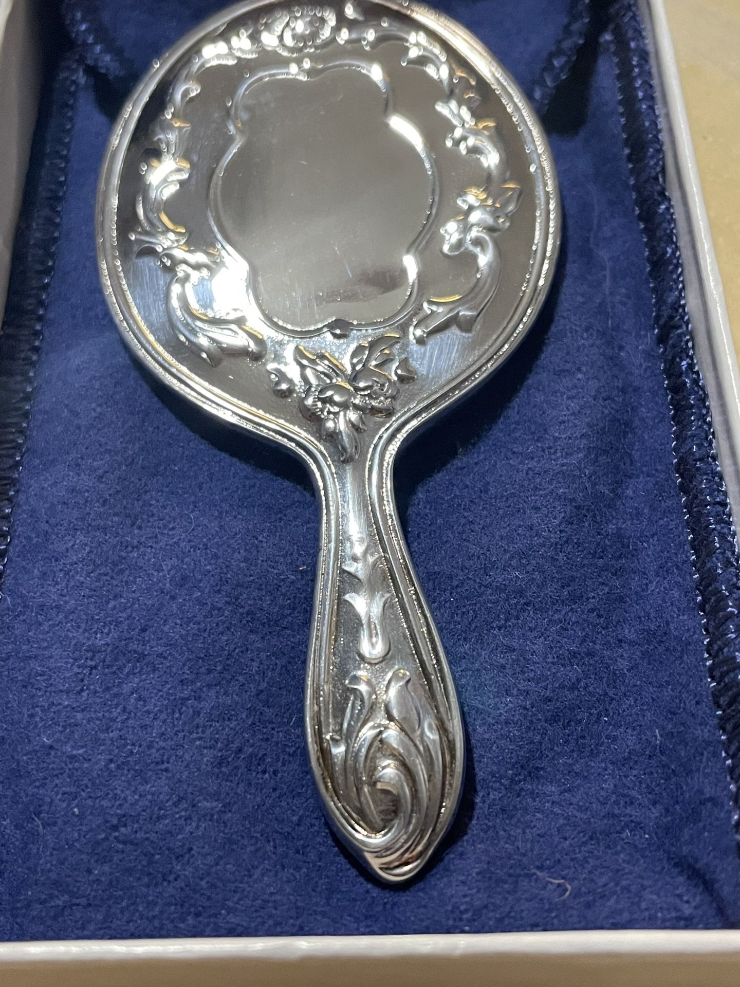 Small Silver Plated VTG Mirror
