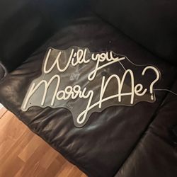 Will You Merry Me Sign 