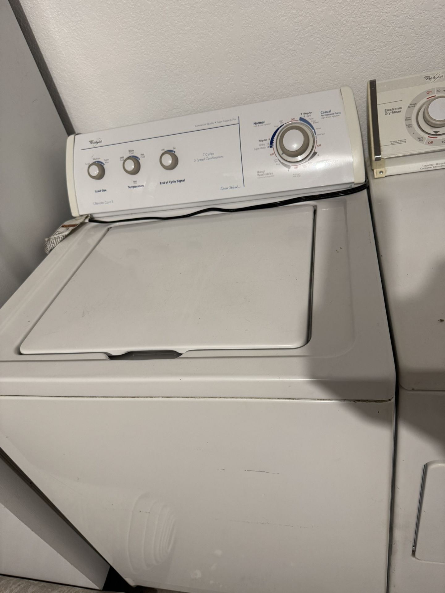 Whirlpool Washer And Dryer