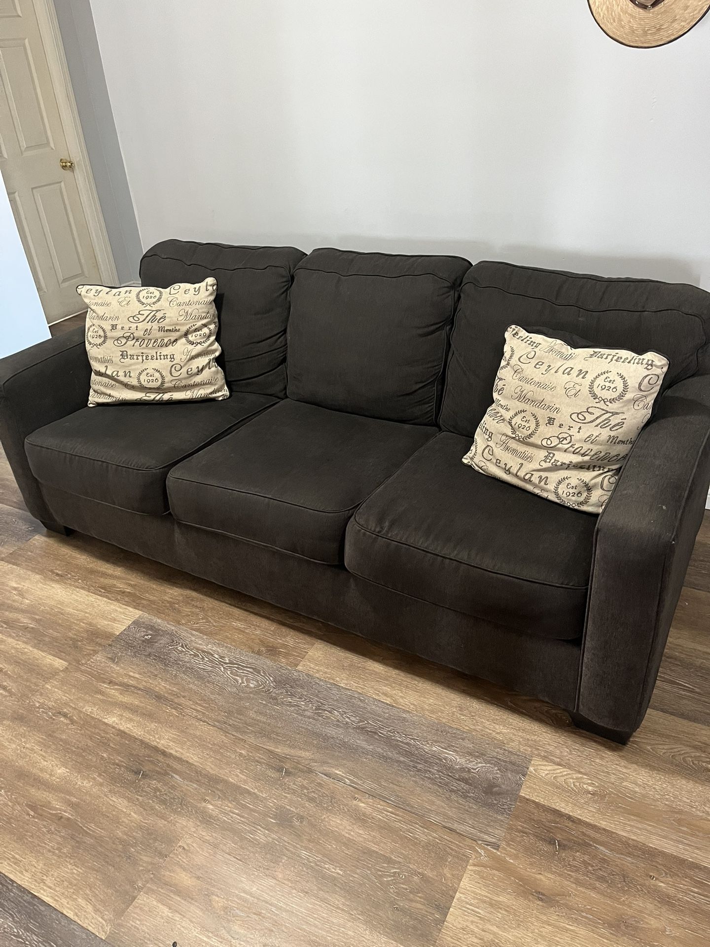 2 Black Sofas