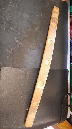 Wine barrel stave candle holder