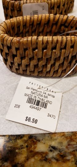 Pottery Barn napkin rings