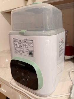 Momcozy Baby bottle washer dryer and sterilizer with wash tablets 1 pack