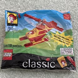 1999 new sealed McDonald’s happy meal toy Lego 18 pieces building toy #1