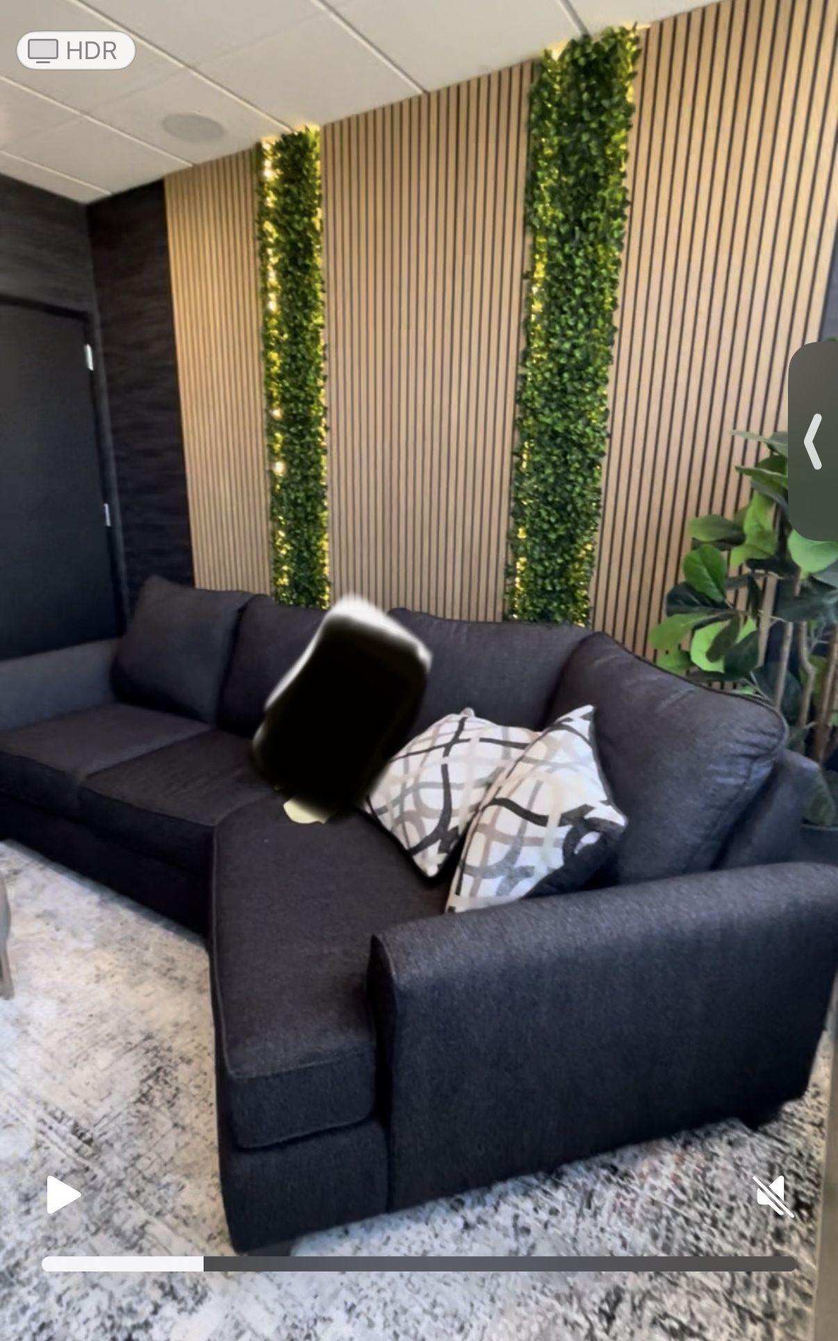 Small Sectional / Large Loveseat & Coffee Table + End Table Set