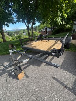 6 ft. x 12 ft. Utility Trailer Kit w/ Pivot Down Rail System