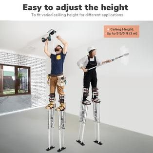 Brand New Drywall Silver Stilts For $120