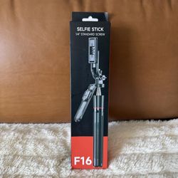 Black Selfie Stick with Foldable Design