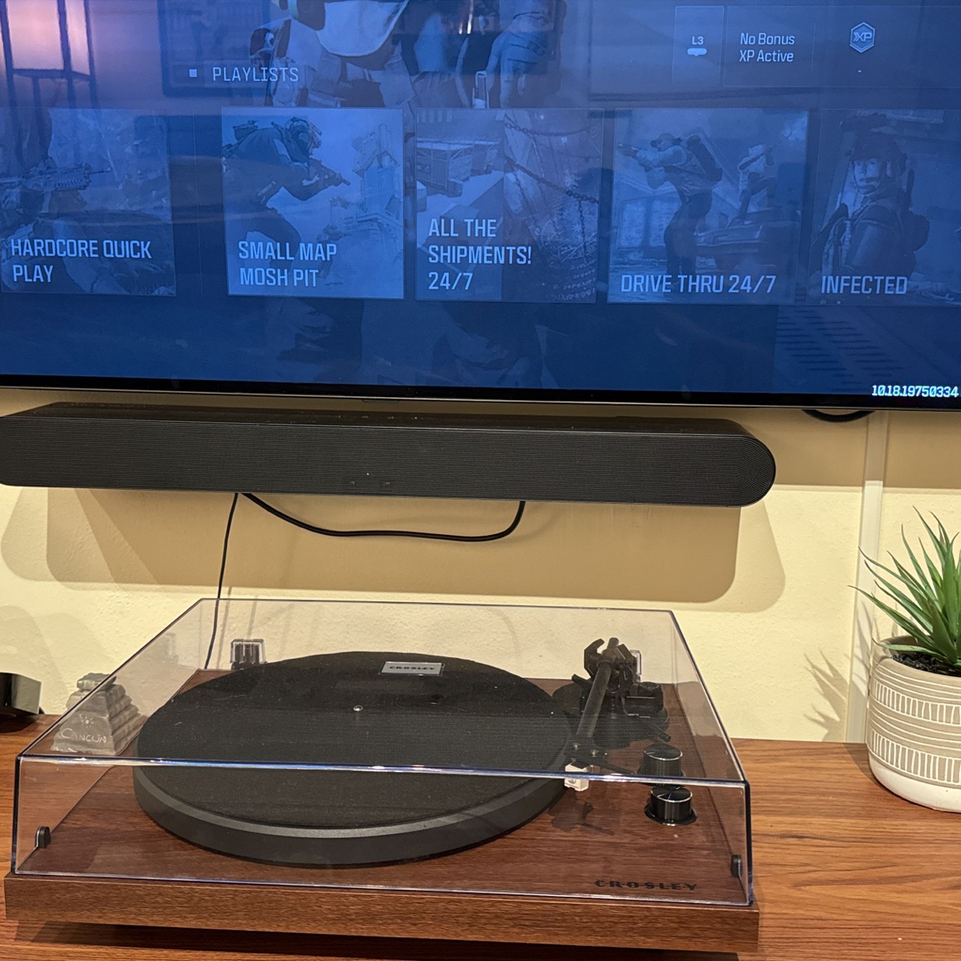 Samsung Soundbar Hw-s60b With Added Sub And Rear Speakers