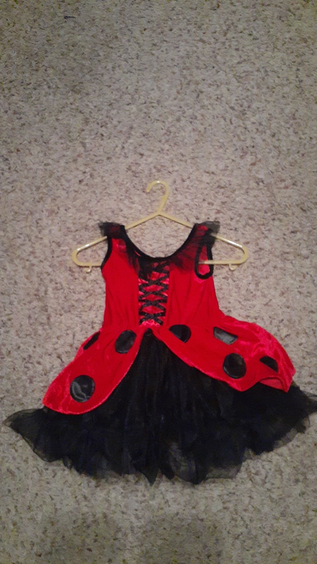 Girls Toddler Ladybug Dress Size 4t