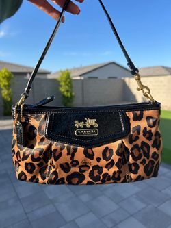 RARE Coach Ocelot Leopard Mini Bag