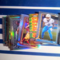 Opened 2025 Topps Chrome Football/2025 Prizm Football