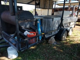 BBQ trailer 16x7