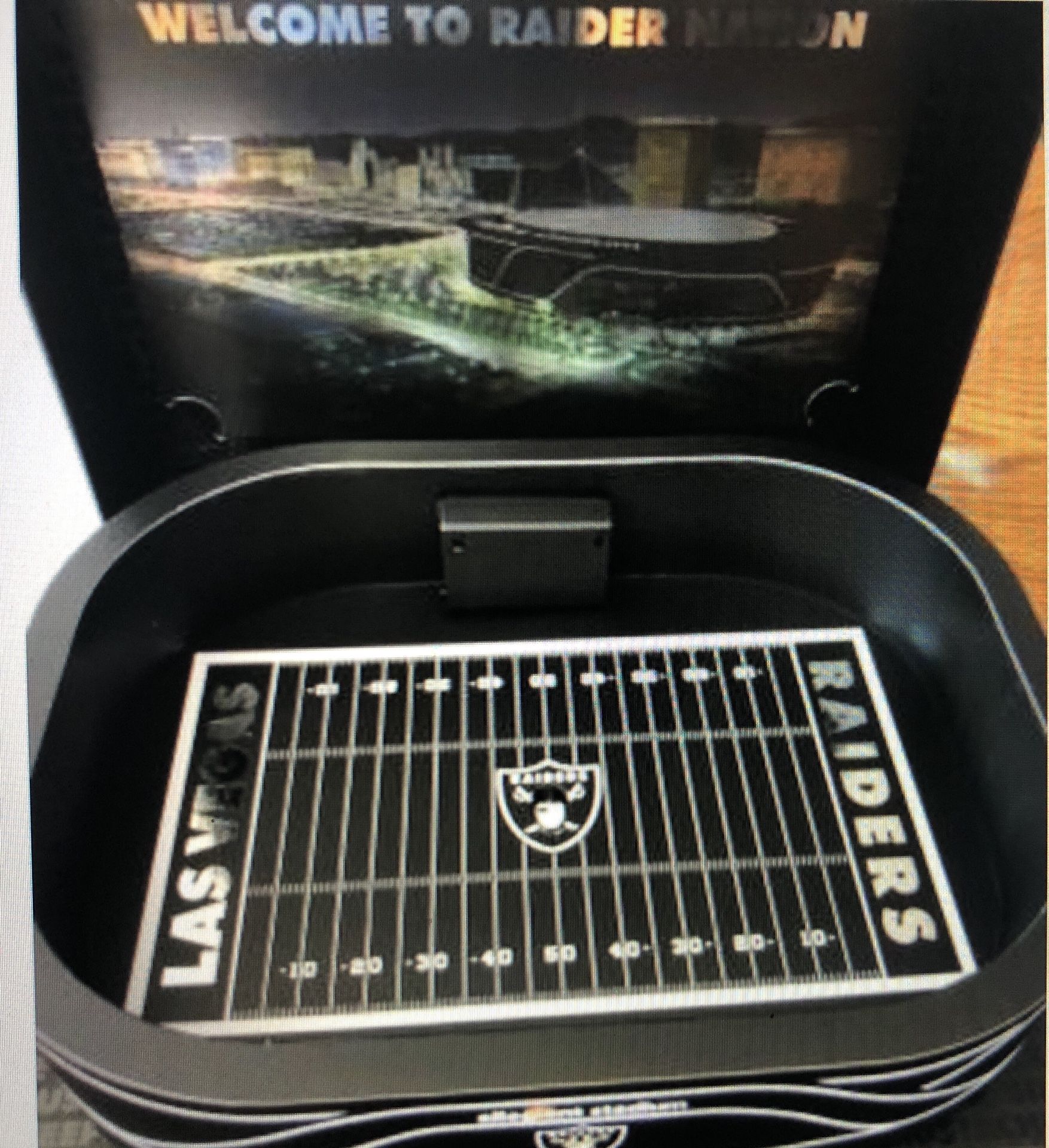 Selling my Las Vegas Raiders Season Ticket Gift box replica of Allegiant stadium