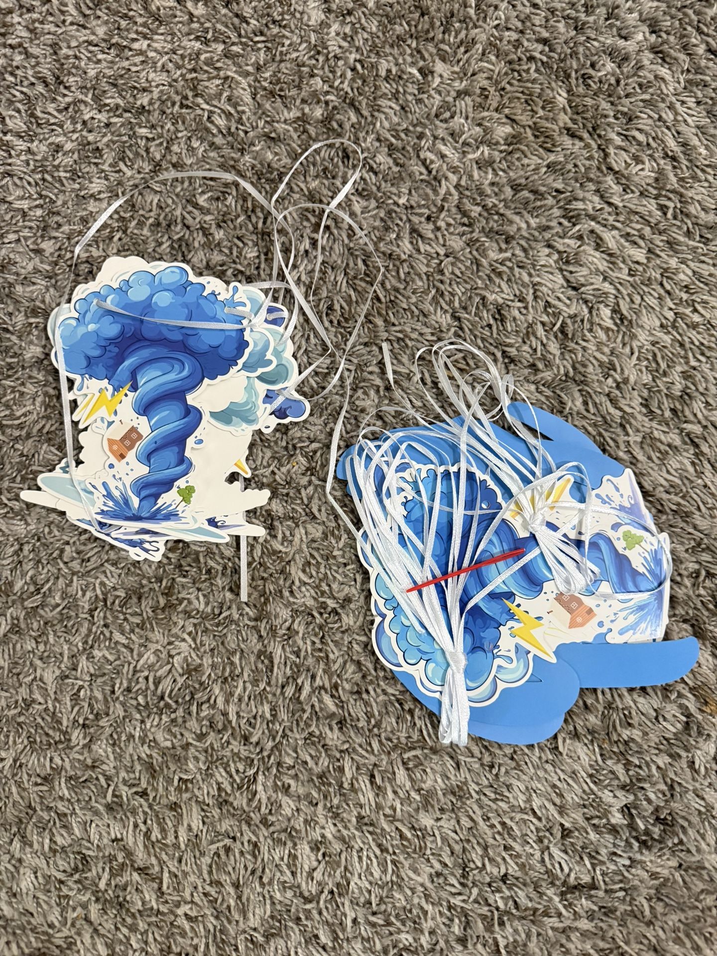 Tornado Theme Birthday Banner Decorations
