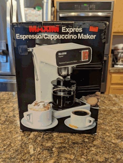 Vintage Maxim Express Espresso Cappuccino Maker Made in Spain for Sale in Roseville CA OfferUp