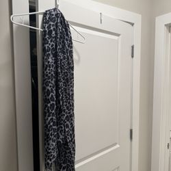 Women Cheetah long scarf- large