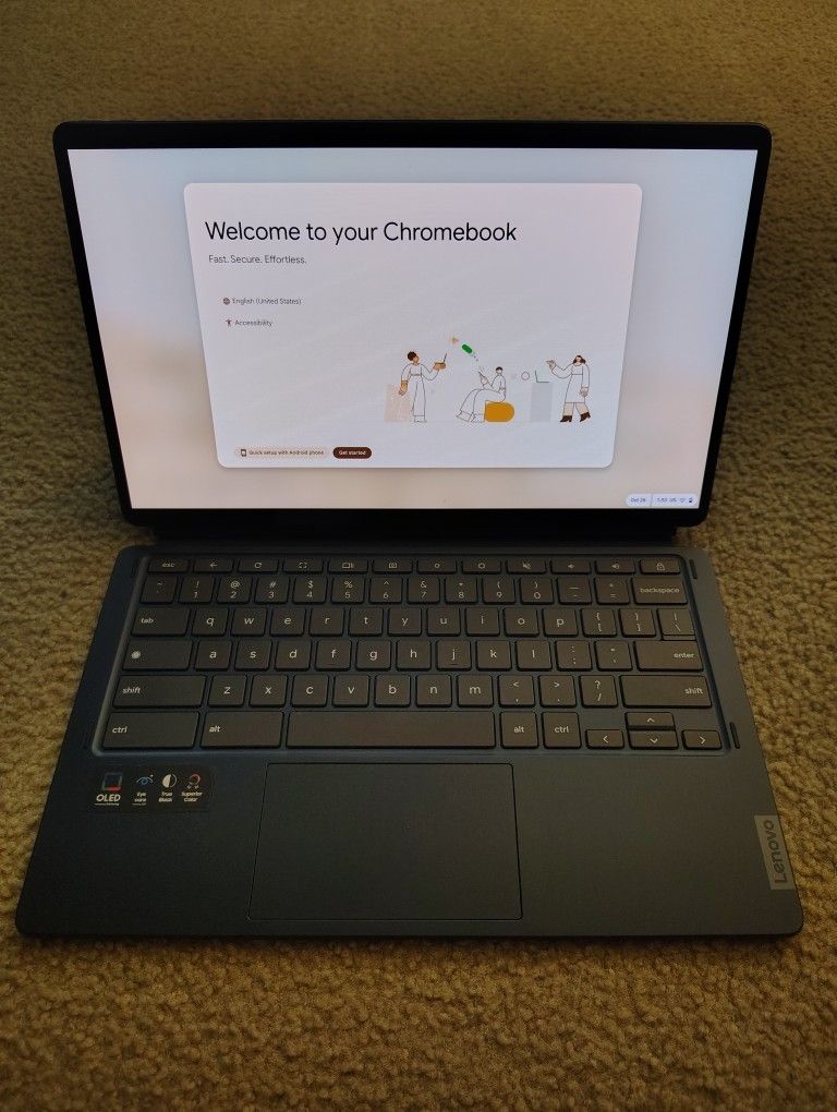 Lenovo Chromebook Duet5 Touchscreen Tablet 