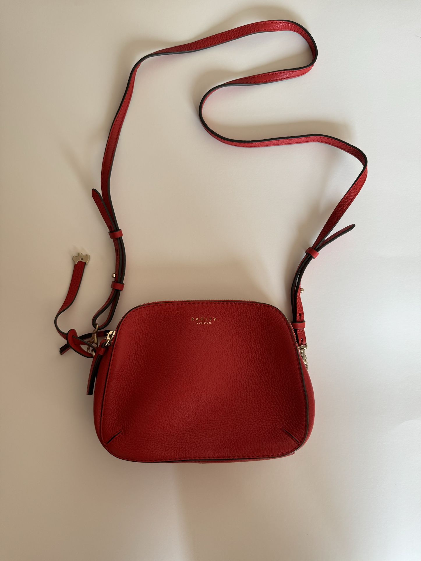 Radley London Handbag Red Leather 
