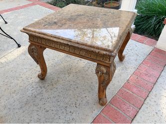 Antique Vintage Marble Top Table