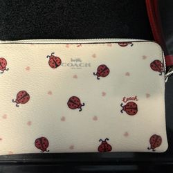 Coach Ladybug Wristlet