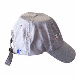 Champion Gray Adjustable Baseball Cap Script Logo OSFA