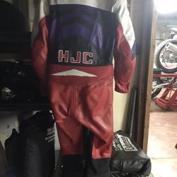 Hjc One Piece Leathers Size 44